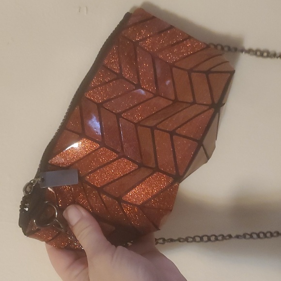 New Emilio Pepe Made in Italy Geometric Interchangeable Chain Bag. - Picture 14 of 14